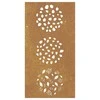 Nuotraukų rėmelis Sodo sienos dekoracija, 105x55cm, corten plienas, lapų dizaino