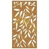 Nuotraukų rėmelis Sodo sienos dekoracija, 105x55cm, corten plienas, bambukas