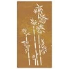 Nuotraukų rėmelis Sodo sienos dekoracija, 105x55cm, corten plienas, bambukas