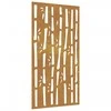 Nuotraukų rėmelis Sodo sienos dekoracija, 105x55cm, corten plienas, bambukas