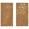 Nuotraukų rėmelis Sodo sienos dekoracija, 2 dalių, 105x55cm, corten plienas