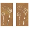 Nuotraukų rėmelis Sodo sienos dekoracija, 2 dalių, 105x55cm, corten plienas