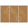 Nuotraukų rėmelis Sodo sienos dekoracija, 3 dalių, 105x55cm, corten plienas