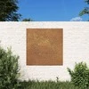 Nuotraukų rėmelis Sodo sienos dekoracija, 55x55cm, corten plienas, saulės dizaino