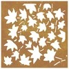 Nuotraukų rėmelis Sodo sienos dekoracija, 55x55cm, corten plienas, klevo lapai