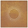 Nuotraukų rėmelis Sodo sienos dekoracija, 55x55cm, corten plienas, saulės dizaino