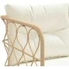 Sodo sofa su pagalvėlėmis, juoda, plienas/tekstilenas
