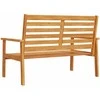 Sodo sofa-suoliukas, 120cm, akacijos medienos masyvas