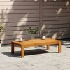 Sodo stalas, 100x50x27cm, akacijos medienos masyvas
