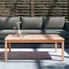 Sodo stalas, 121x82,5x45cm, duoglas eglės medienos masyvas