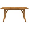 Sodo stalas, 150x90x75cm, akacijos medienos masyvas