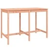 Sodo stalas, 159,5x82,5x110cm, duoglas eglės medienos masyvas
