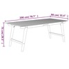 Sodo stalas, 200x90x75cm, akacijos medienos masyvas