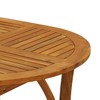 Sodo stalas, 200x90x75cm, akacijos medienos masyvas