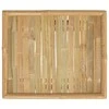 Sodo stalas, 65x55x30cm, bambukas