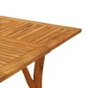 Sodo stalas, 85x85x75cm, akacijos medienos masyvas