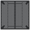 Sodo stalas, antracito spalvos, 100x100x72cm, plienas