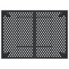 Sodo stalas, antracito spalvos, 110x80x72cm, plienas