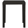 Sodo stalas, antracito spalvos, 79x65x72cm, plastikas