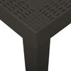 Sodo stalas, antracito spalvos, 79x65x72cm, plastikas