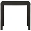 Sodo stalas, antracito spalvos, 79x65x72cm, plastikas