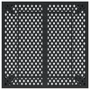 Sodo stalas, antracito spalvos, 80x80x72cm, plienas