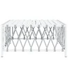 Sodo stalas, baltos spalvos, 70x70x34cm, austas audinys