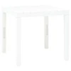 Sodo stalas, baltos spalvos, 78x78x72cm, plastikas
