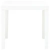 Sodo stalas, baltos spalvos, 78x78x72cm, plastikas