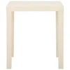 Sodo stalas, baltos spalvos, 79x65x72cm, plastikas