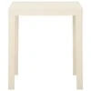 Sodo stalas, baltos spalvos, 79x65x72cm, plastikas