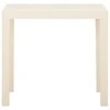 Sodo stalas, baltos spalvos, 79x65x72cm, plastikas