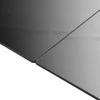 Sodo stalas, juodas, 150x90x74cm, aliuminis ir stiklas