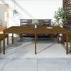 Sodo stalas, medaus rudas, 203,5x100x76cm, pušies masyvas