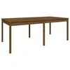 Sodo stalas, medaus rudas, 203,5x100x76cm, pušies masyvas