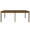 Sodo stalas, medaus rudas, 203,5x100x76cm, pušies masyvas