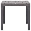Sodo stalas, moka spalvos, 78x78x72cm, plastikas