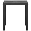 Sodo stalas, pilkos spalvos, 79x65x72cm, plastikas