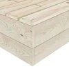 Sodo staliukai, 2vnt., 60x60x30cm, impregnuota eglės mediena