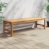 Sodo suoliukas, 150cm, tikmedžio medienos masyvas