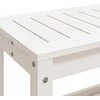 Sodo suoliukas, baltas, 108x35x45cm, pušies medienos masyvas