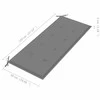 Sodo suoliukas su pagalvėle, 120cm, akacijos medienos masyvas