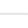Sodo tvora su iečių viršug., juoda, (1,25-1,5)x15,3m, plienas