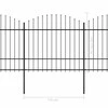 Sodo tvora su iečių viršug., juoda, (1,5-1,75)x11,9m, plienas