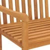 Lauko baldų komplektas Sodo valgomojo baldų komplektas, 3 dalių, tikmedžio masyvas