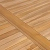 Lauko baldų komplektas Sodo valgomojo baldų komplektas, 5 dalių, tikmedžio masyvas