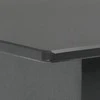 Lauko baldų komplektas Sodo valgomojo komplektas, 5 dalių, juodas, PVC ratanas