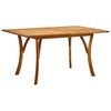 Lauko baldų komplektas Sodo valgomojo komplektas, 5 dalių, smėlio spalvos
