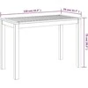 Sodo valgomojo stalas, 110x55x75cm, akacijos medienos masyvas