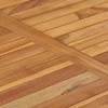 Sodo valgomojo stalas, 110x65x80cm, tikmedžio medienos masyvas